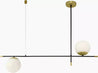 Suspension en verre et métal noir et or Nostalgia  2 Maytoni - Algomasparis shop 